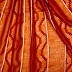 Wave design stripes hijab with two bold fringe's - Orange Wave design stripes hijab with two bold fringe's - Orange